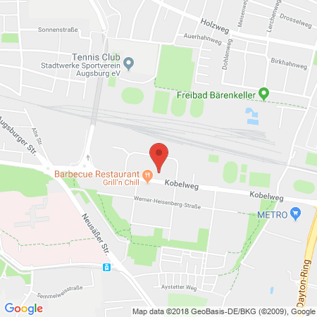 Kartenansicht JET Tankstelle