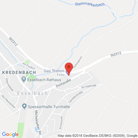 Kartenansicht Esso Station Lutz