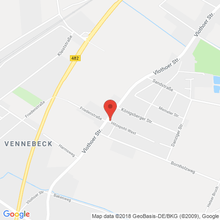 Kartenansicht Aral Tankstelle Schrader