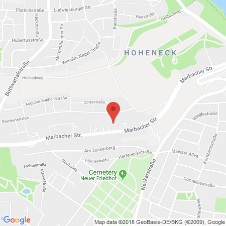 Kartenansicht JET Tankstelle Thomas Gutekunst