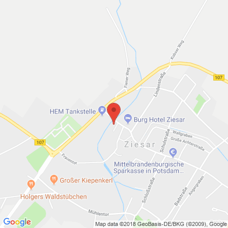 Kartenansicht HEM - Tankstelle