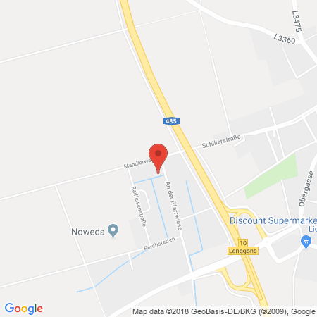 Kartenansicht Mengin Tank-Stop (Tankautomat)