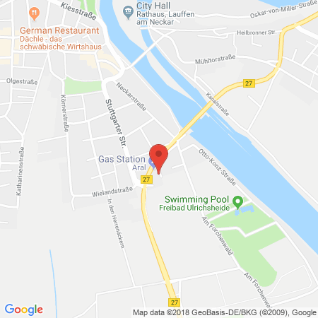 Kartenansicht Aral Station