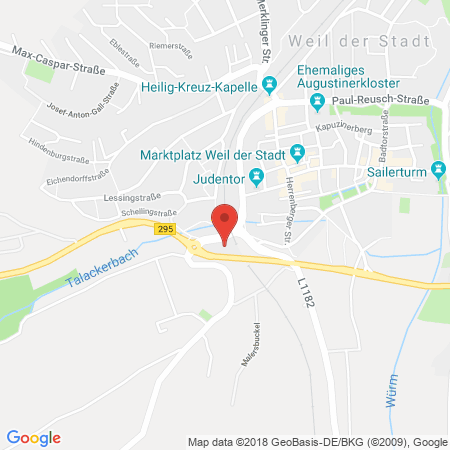 Kartenansicht JET Tankstelle