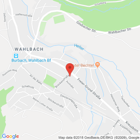 Kartenansicht Esso Station Knut Tilmes