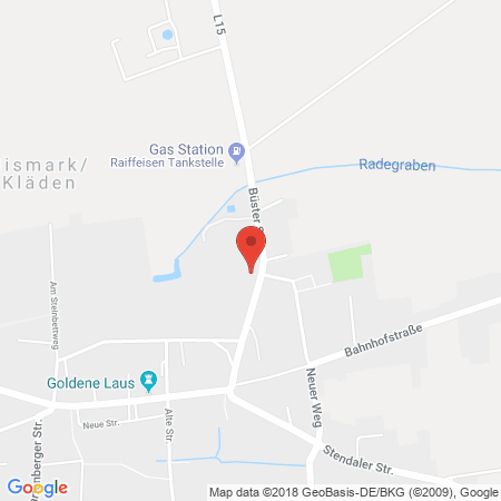 Kartenansicht Raiffeisen-Tankstelle