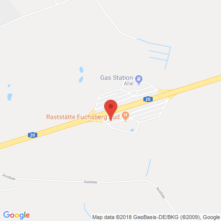 Kartenansicht BAB-Tankstelle Fuchsberg Süd (LPG der Aral AG)