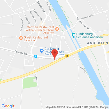 Kartenansicht Aral Tankstelle (LPG der Aral AG)