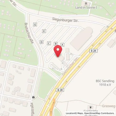 Karte Aral Tankstelle (LPG der Aral AG)