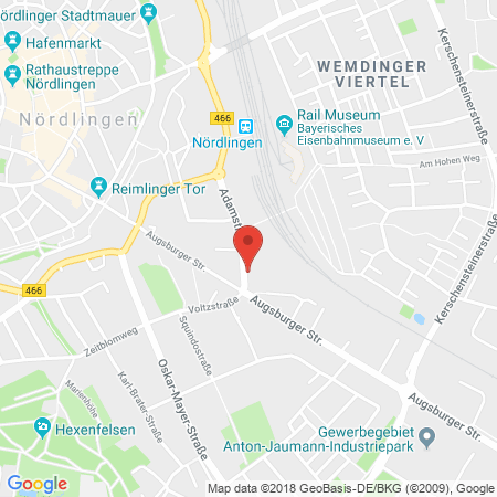 Kartenansicht BayWa Tankstelle