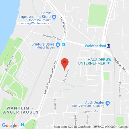 Kartenansicht K. H. Klütsch GmbH