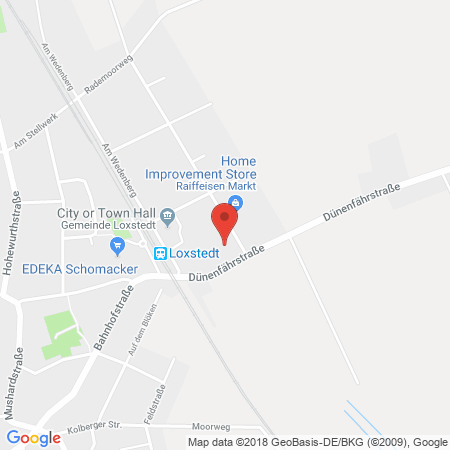 Kartenansicht Raiffeisen-Warengen. Lunestedt e.G.