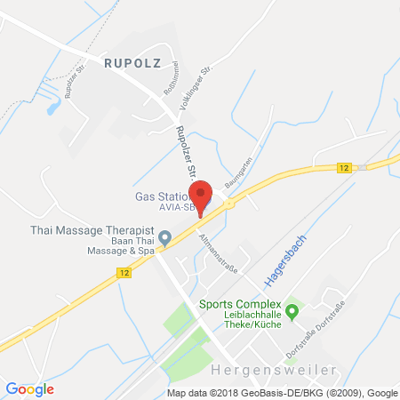 Kartenansicht AVIA Tankstelle