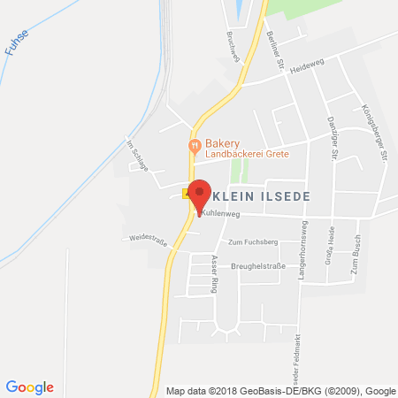 Kartenansicht Olsson Tankstelle Klein Ilsede