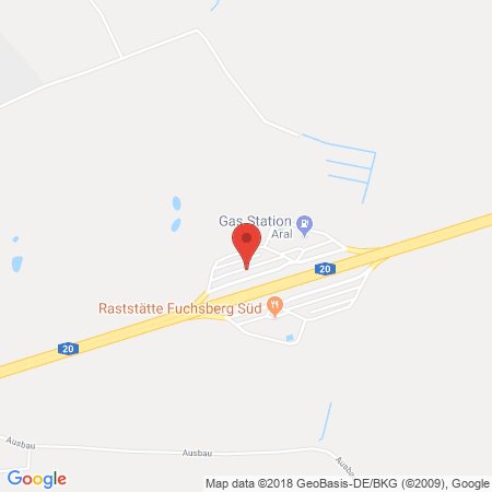 Kartenansicht BAB-Tankstelle Fuchsberg Nord (LPG der Aral AG)
