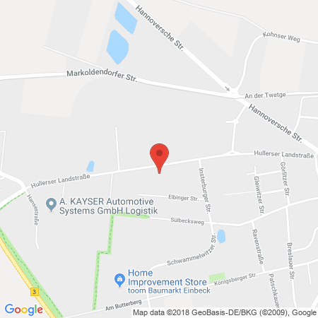 Kartenansicht Tankstelle der Volksbank eG Dassel