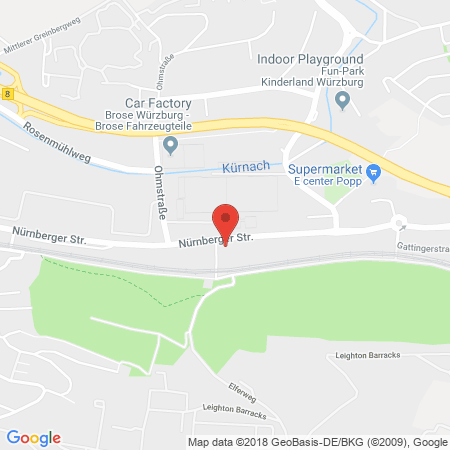 Kartenansicht JET Tankstelle