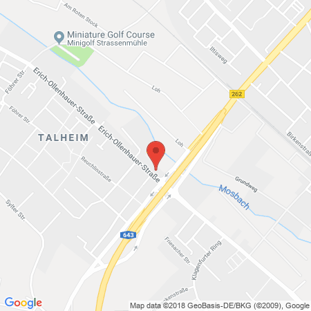 Kartenansicht JET Tankstelle