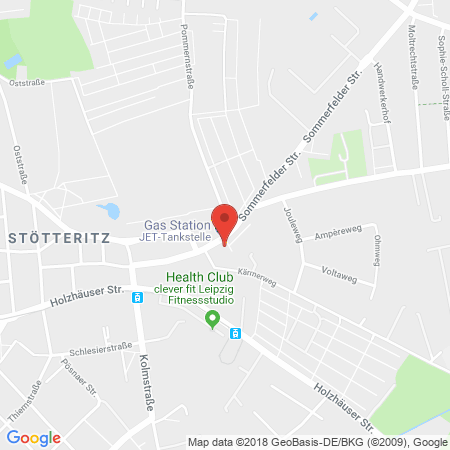 Kartenansicht JET Tankstelle