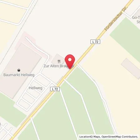 Karte Oel-Tankstelle