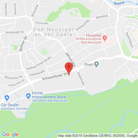 Kartenansicht JET Tankstelle