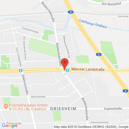 Kartenansicht ARAL Tankstelle (LPG der Aral AG)