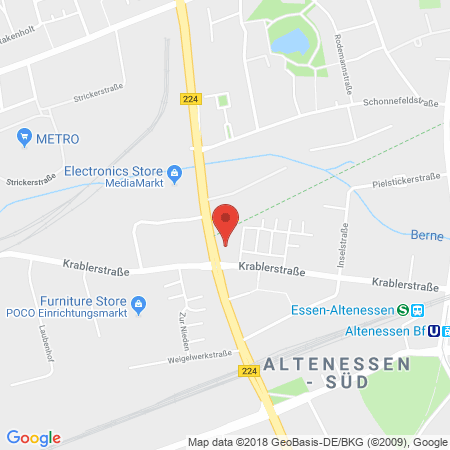 Kartenansicht ARAL Tankstelle (LPG der Aral AG)