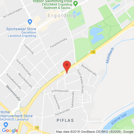 Kartenansicht ESSO-Station Michaela Jenuwein