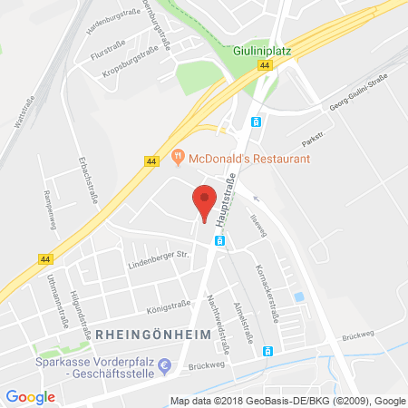 Kartenansicht Total Tankstelle