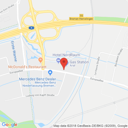 Karte ARAL Tankstelle