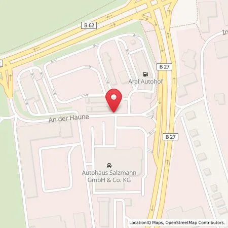 Karte Aral Station Autohof Bad Hersfeld