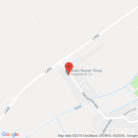 Kartenansicht Firma Helmut Koppold