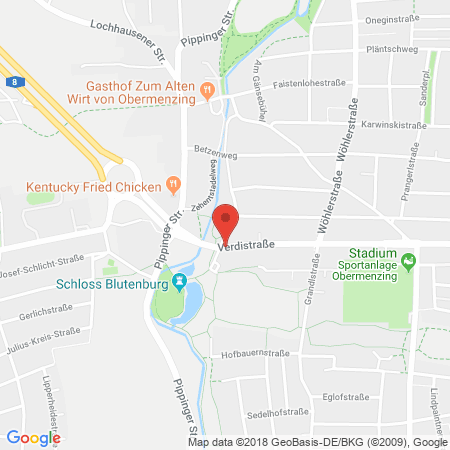 Kartenansicht JET Tankstelle