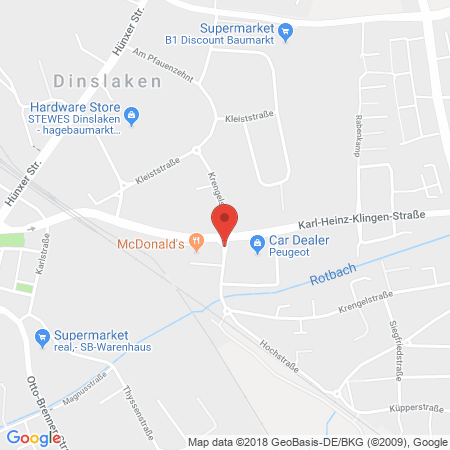 Kartenansicht Shell Tankstelle