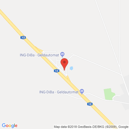 Kartenansicht BAB-Tankstelle Berstetal Ost (LPG der Aral AG)