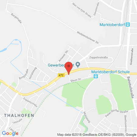 Kartenansicht Autohaus Dodel