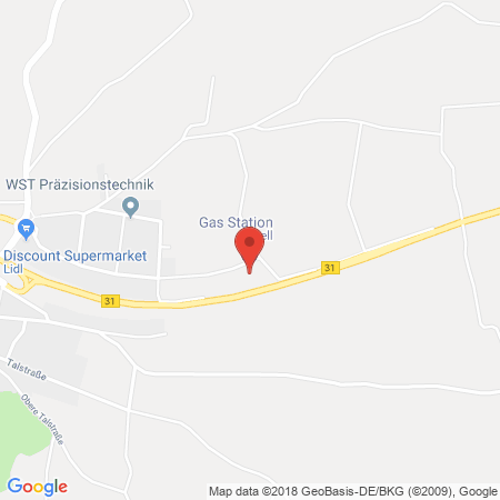 Kartenansicht Tamoil Tankstelle