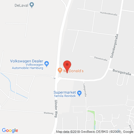 Kartenansicht HEM-Tankstelle