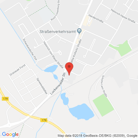 Kartenansicht Autogaszentrum-Brandenburg