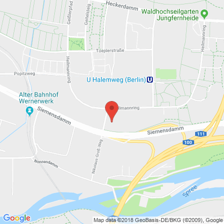 Kartenansicht Shell Station