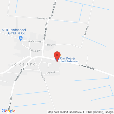 Kartenansicht Opel Service Martensen