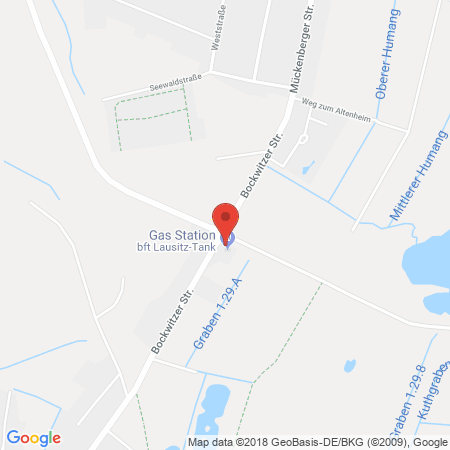 Kartenansicht Lausitz - Tank Tankstelle