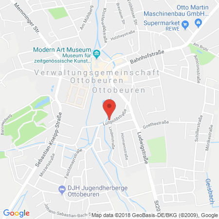 Kartenansicht AVIA Tankstelle Volker Brüchle