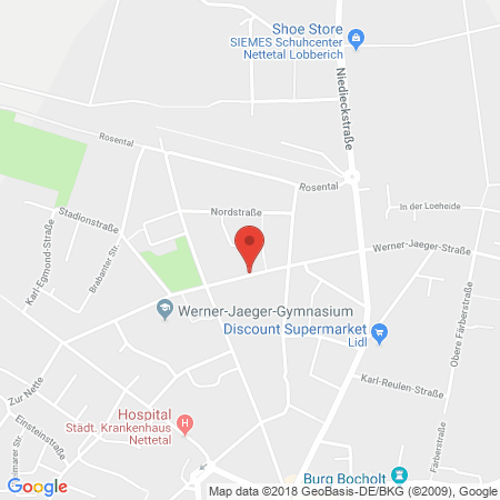 Kartenansicht Tankstelle Waldhausen