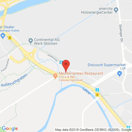 Kartenansicht Shell Station