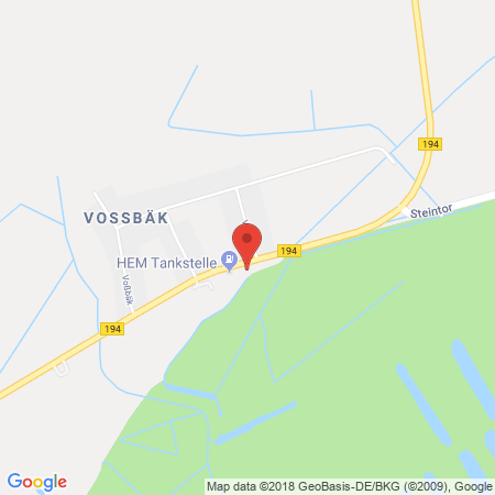 Kartenansicht HEM-Tankstelle