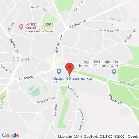 Kartenansicht Aral Tankstelle