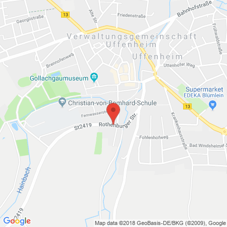 Kartenansicht Autohaus Fuchs