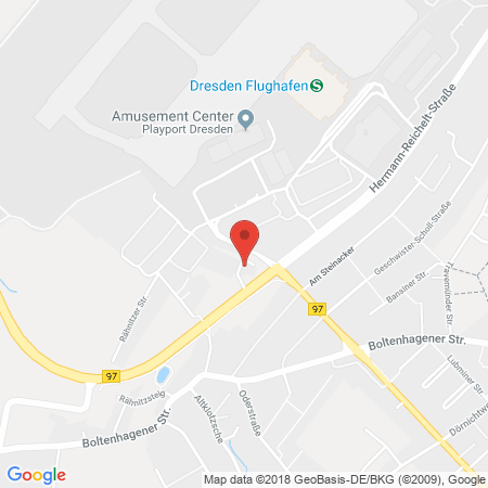 Kartenansicht Agip-Tankstelle