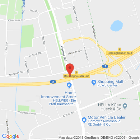 Kartenansicht Markant-Tankstelle